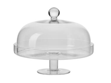 Zdjęcie: Patera z kloszem 28 cm na nóżce SMART KITCHEN GLASS