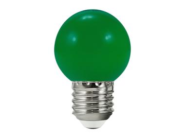 Zdjęcie: Żarówka LED G45 E27 36V 0,5 W zielone 2 szt. POLUX