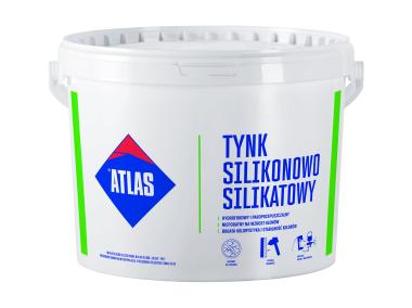 Zdjęcie: Baza tynku silikonowego-silikatowego SAH N 150 szara 25 kg ATLAS