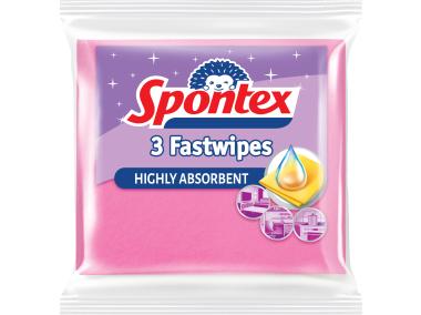 Zdjęcie: Ścierki włóknina Fast Wipes 3 sztuki SPONTEX