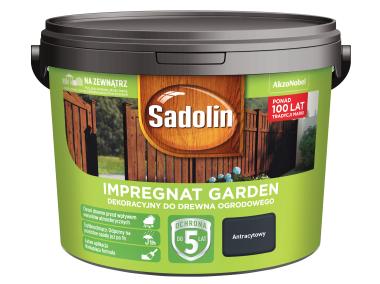 Zdjęcie: Impregnat do drewna ogrodowego Garden 9 L antracytowy SADOLIN