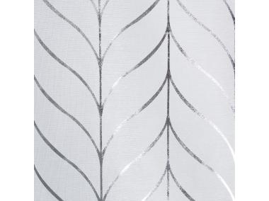 Zdjęcie: Firana Biray biało-srebrna 140x250 cm na przlotkach EUROFIRANY
