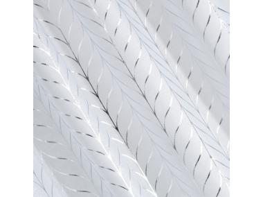 Zdjęcie: Firana Biray biało-srebrna 140x250 cm na przlotkach EUROFIRANY