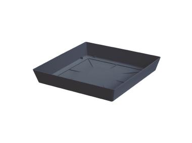 Zdjęcie: Podstawka Lofly saucer square antracytowy 16,5 cm PROSPERPLAST