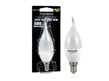 Zdjęcie: Żarówka LED F40 E14 6,3 W 560 lm pc+aluminium POLUX