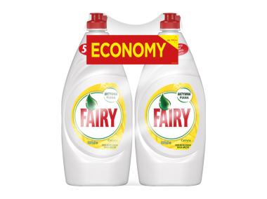 Zdjęcie: Płyn do mycia naczyń 2x900 ml cytrynowy FAIRY DUOPACK