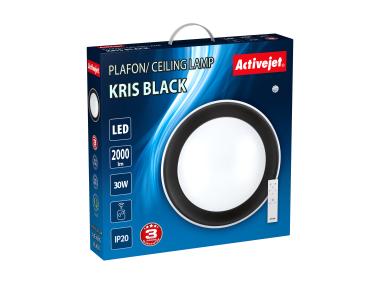 Zdjęcie: Plafon LED Aje-Kris Black + pilot ACTIVEJET