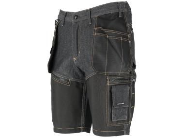 Zdjęcie: Spodenki krótkie jeans. czarne ze wzmocnieniami, "s", CE, LAHTI PRO