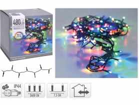 Lampki choinkowe LED 480 lampek - 36 m multikolor KOOPMAN