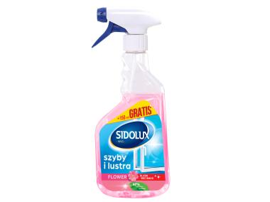 Zdjęcie: Płyn do mycia szyb Flower 650 ml SIDOLUX CRYSTAL