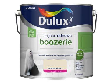 Zdjęcie: Farba akrylowa Szybka Odnowa Boazerie kość słoniowa 2,5 L DULUX