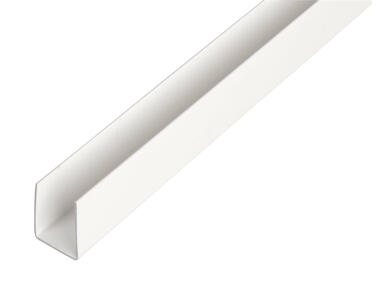 Zdjęcie: Profil U PVC biały 1000x12x10x1,0x10 mm ALBERTS