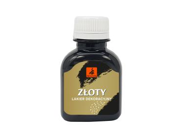 Zdjęcie: Lakier dekoracyjny złoty 80 ml DRAGON