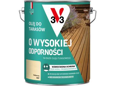 Zdjęcie: Olej do tarasów o wysokiej odporności Bezbarwny 4,5L V33