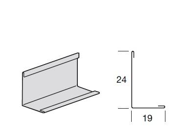 Zdjęcie: Profil przyścienny kątowy do Prelude 24x19 mm -3 m 678879 KCS