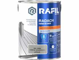 Farba dachowa srebrny aluminiowy półmat RAL9006 5 L RADACH