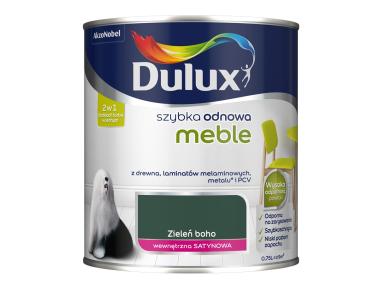 Zdjęcie: Farba Szybka Odnowa Meble zieleń boho 0,75 L DULUX