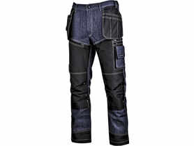 Spodnie jeansowe niebieskie ze wzmocnieniami, XL, CE, LAHTI PRO