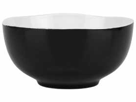 Salaterka Etna 16 cm, 800 ml z porcelany New Bone wzór Black DECOR