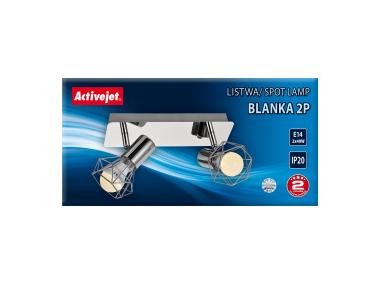 Zdjęcie: Listwa Aje-Blanka 2P E14 2 x 40W ACTIVEJET