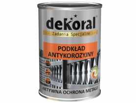 Podkład antykorozyjny szary RAL7045 - 0,9 L DEKORAL