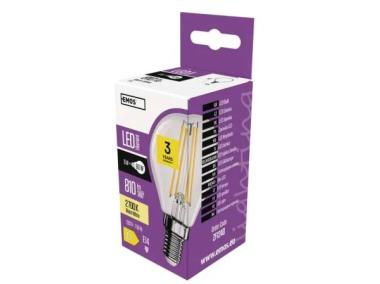 Zdjęcie: Żarówka LED Filament Mini Globe, E14, 6 W (60 W), 810 lm, ciepła biel EMOS