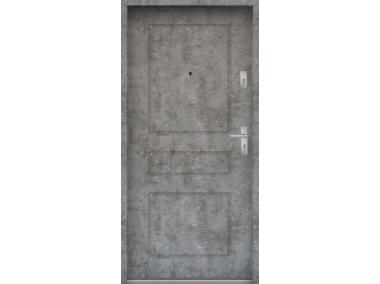Zdjęcie: Drzwi wejściowe do mieszkań Bastion T-56 Beton srebrny 80 cm lewe ODR KR CENTER
