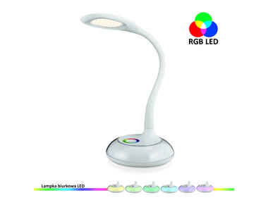 Zdjęcie: Lampa biurkowa Cosmos 2 LED 7 W biały POLUX