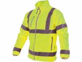 Softshell odblaskowy żółty Neon XXXL STALCO PREMIUM