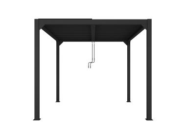 Zdjęcie: Pergola aluminiowa Luxe 3 x 3 m czarna MIRPOL