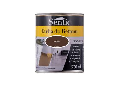 Zdjęcie: Farba do betonu 750 ml brązowa SENTIC