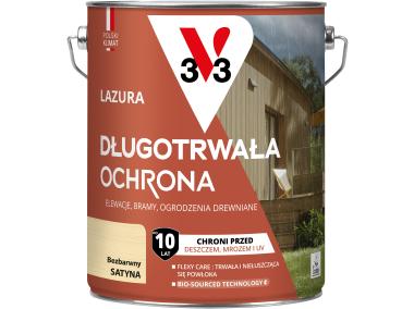 Zdjęcie: Lazura długotrwała ochrona Bezbarwny 4,5L V33