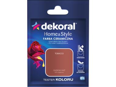 Zdjęcie: Farba ceramiczna Home&Style tabacco tester 0,03 L DEKORAL