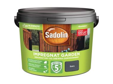 Zdjęcie: Impregnat do drewna Garden 9 L szary SADOLIN