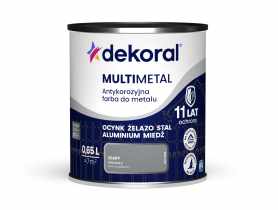 Farba do metalu Multimetal szara 0,65 L DEKORAL