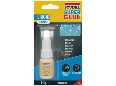 Zdjęcie: Klej sekundowy Super Glue liquid combi 10 g SOUDAL