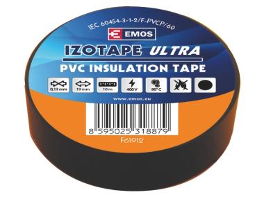 Zdjęcie: Taśma izolacyjna PVC 19mm, 10m czarna EMOS