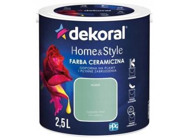 Zdjęcie: Farba ceramiczna Home&Style agave 2,5 L DEKORAL