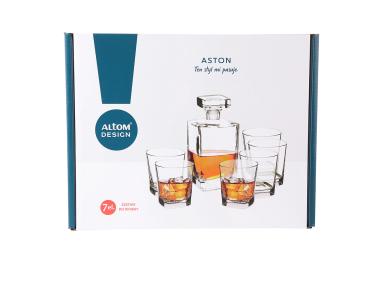 Zdjęcie: Zestaw do whisky Karafka 0,75 L + 6 szklanek 280 ml aston ALTOMDESIGN