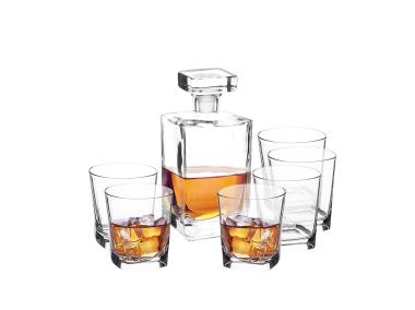 Zdjęcie: Zestaw do whisky Karafka 0,75 L + 6 szklanek 280 ml aston ALTOMDESIGN