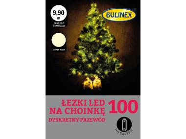 Zdjęcie: Lampki choinkowe LED łezki 100 lampek - 9,9 m ciepły biały BULINEX