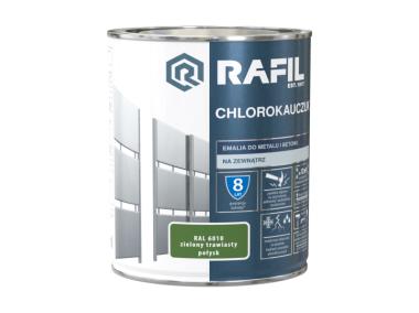 Zdjęcie: Emalia Chlorokauczukowa zielony trawnik RAL6010 połysk 0,75 L RAFIL