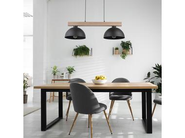 Zdjęcie: Lampa wisząca Oslo 2 x E27  czarny 4711 TK LIGHTING