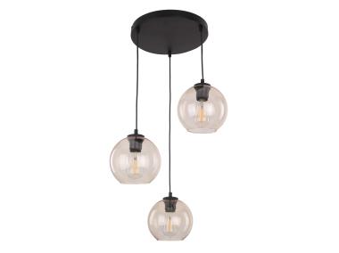 Zdjęcie: Lampa wisząca Cubus 3 x E27 bursztyn koło 4601 TK LIGHTING