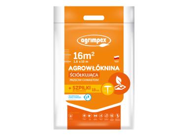 Zdjęcie: Agrowłóknina ściółkująca Agro-Marina 50 g czarna 1,6 x 10 m, 18 szpilek AGRIMPEX