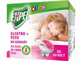 Elektro + płyn na komary 60 nocy dla dzieci EXPEL