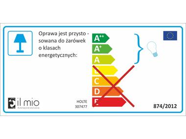 Zdjęcie: Lampa wisząca Holte biała matowa IL MIO