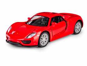 Model metalowy 5 Porsche 918 Spyder czerwony RMZ