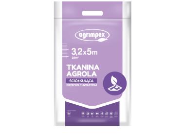 Zdjęcie: Tkanina ogrodnicza czarna 100 gr Agrola 2% UV 3,2 x 5 m AGRIMPEX