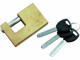 Kłódka mosiężna extra lock antywłamaniowa 60 mm MODECO EXPERT